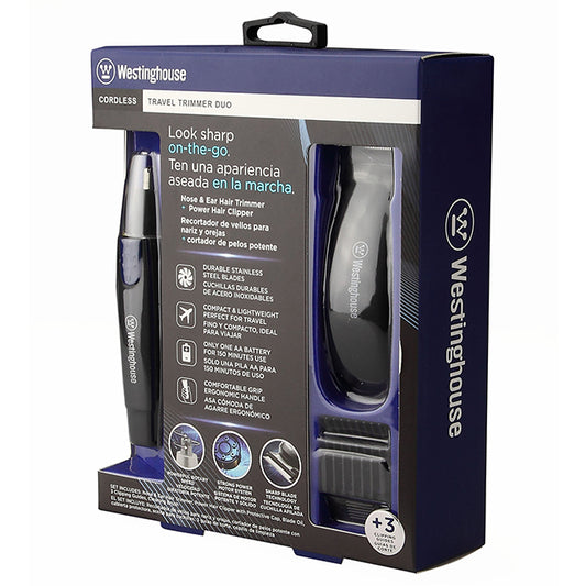 WESTINGHOUSE MENS TRAVEL TRIMMER DUO