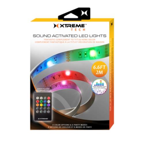 XTREME SOUND ACTIVATED LED LIGHT STRIP WHITE